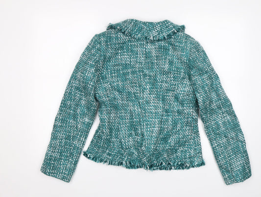 Alex & Co Womens Green Jacket Size 8