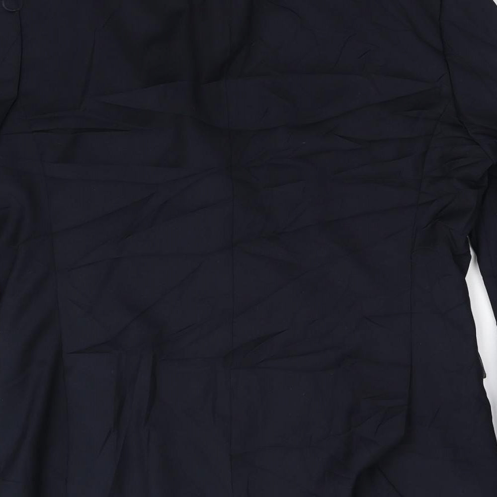 Mens UK Size 40 Topman Regular Blue Suit Jacket
