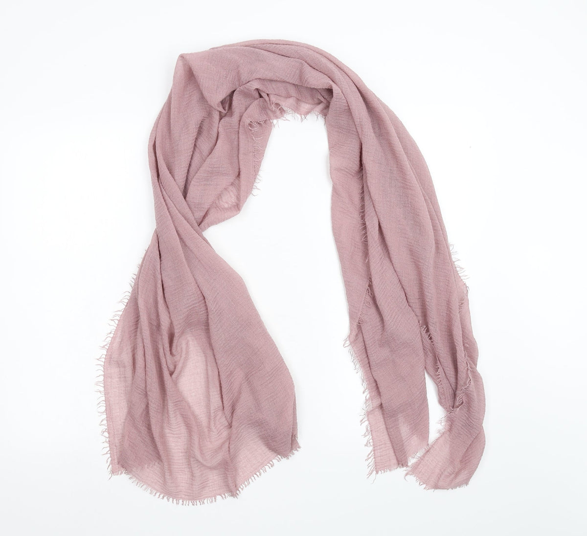 Preworn Womens Pink Scarf