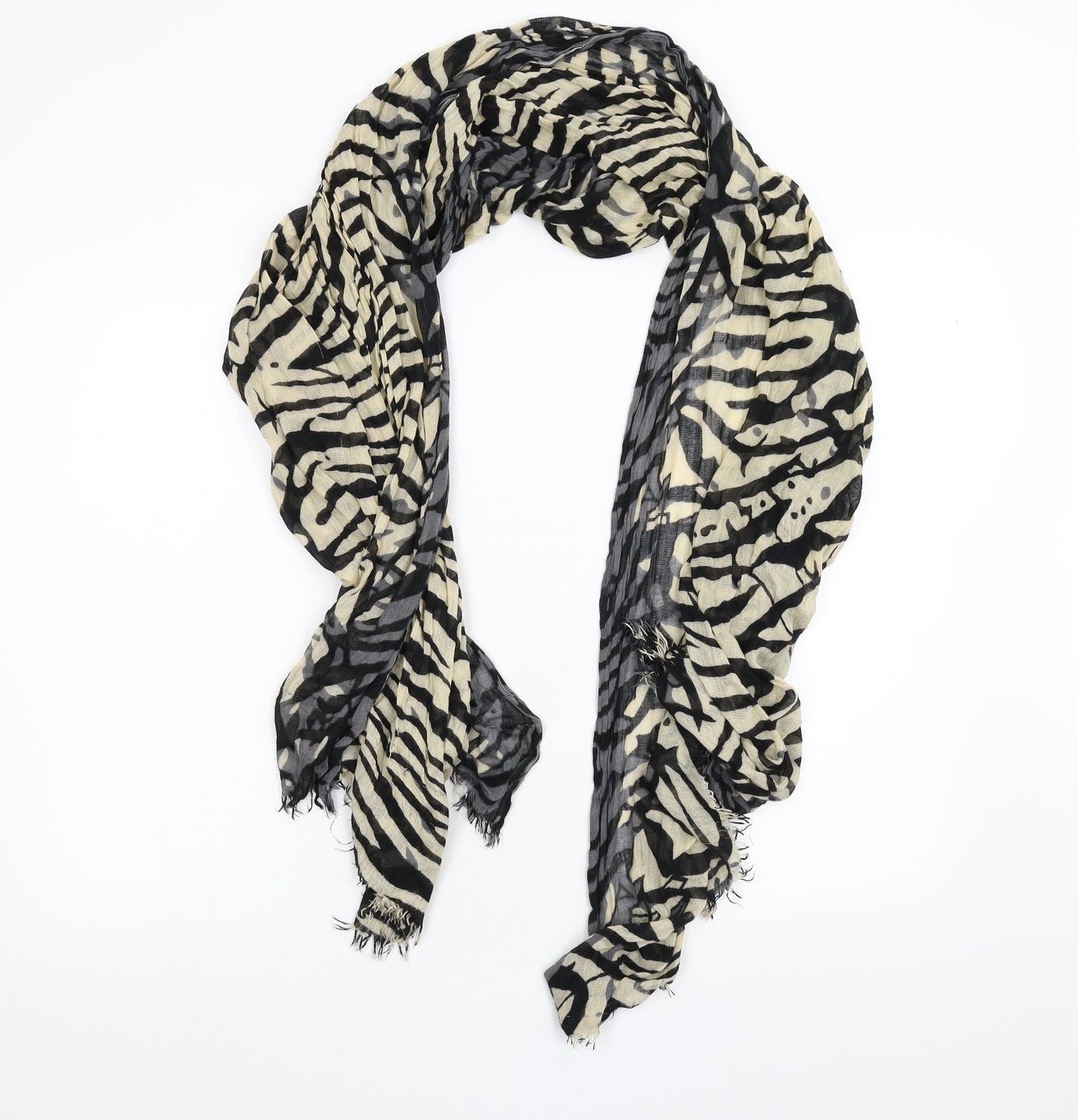 Preworn Womens Multicoloured Animal Print Scarf
