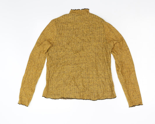 Primark Womens Yellow Knit Pullover Jumper Size L