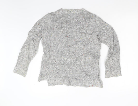 Womens UK Size 14 M&Co Grey Pullover Jumper