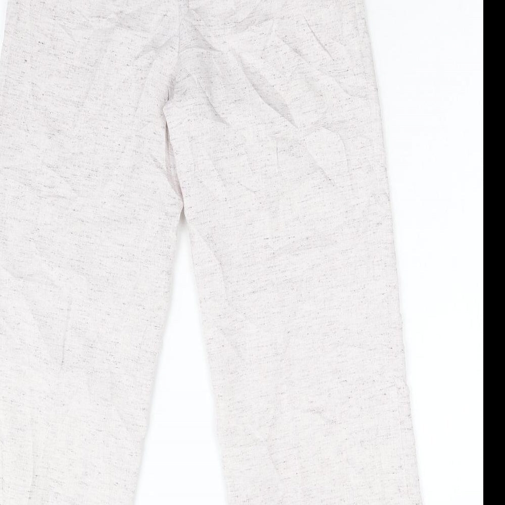 Womens UK Size 8 Preworn Regular Fit Pink Trousers
