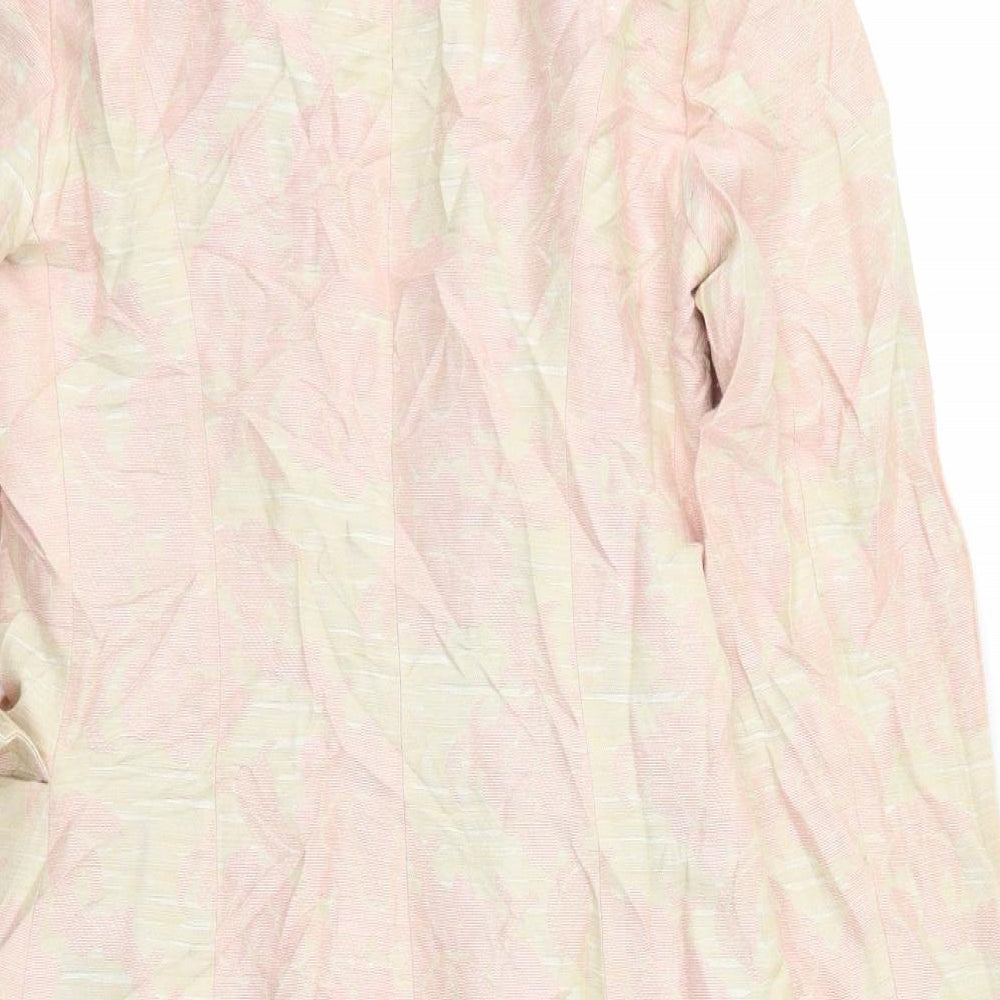 Womens UK Size 12 Wallis Beige Overcoat