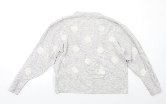 Womens UK Size S H&M Grey Pullover Jumper