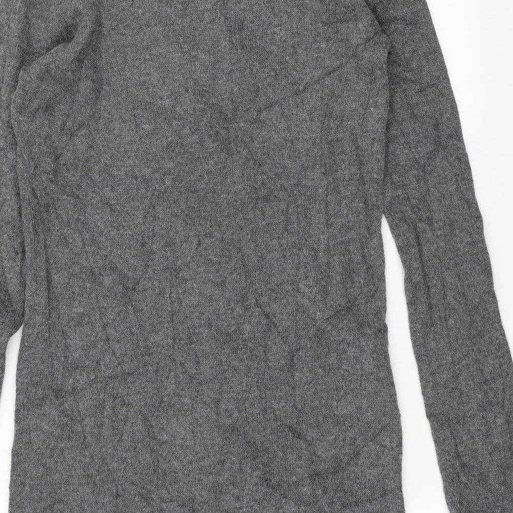 Essentials Womens Grey A-Line Size M