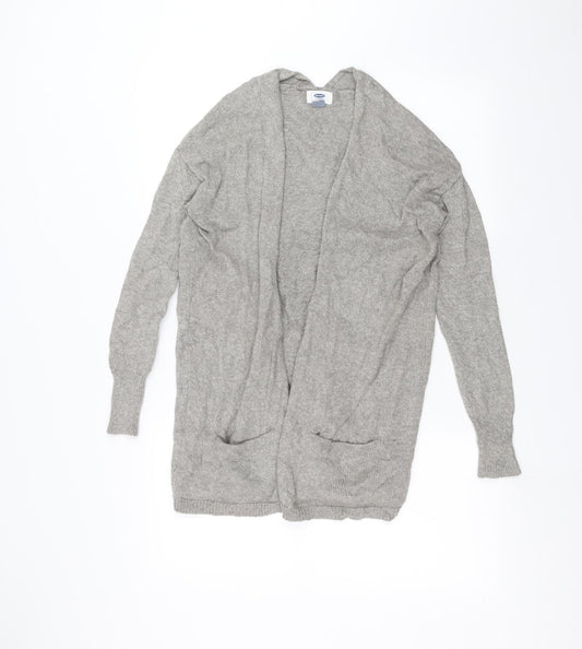 Womens UK Size XS Old Navy Grey Cardigan Jumper