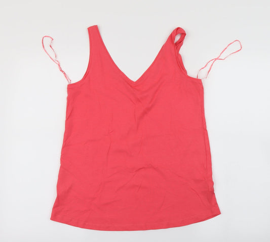 F&F Womens Pink Basic T-Shirt Size 8