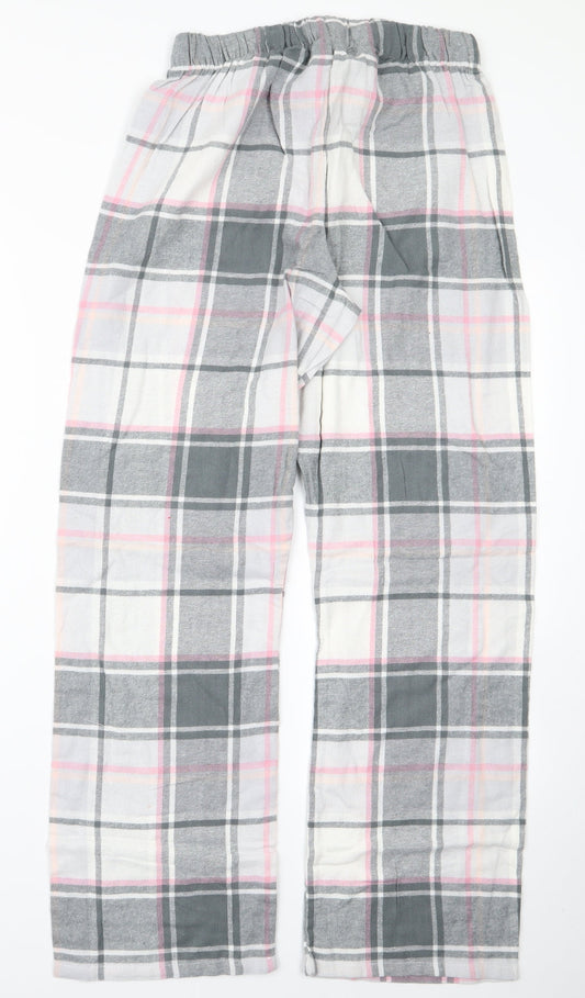 Womens UK Size M Preworn Regular Fit Grey Trousers