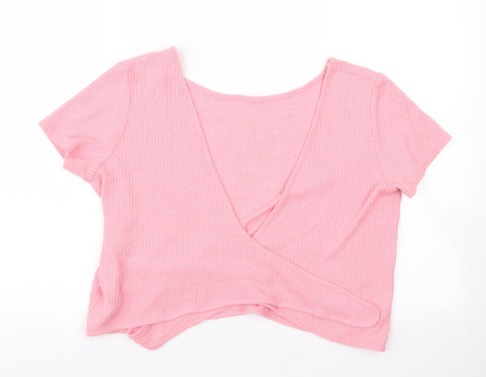 Womens UK Size S Preworn Pink Cardigan Jumper