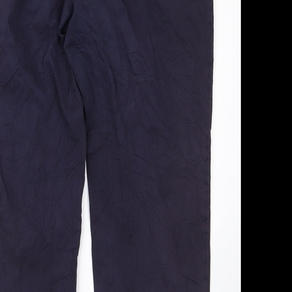 Mens UK Size 40 m&s Regular Fit Blue Trousers