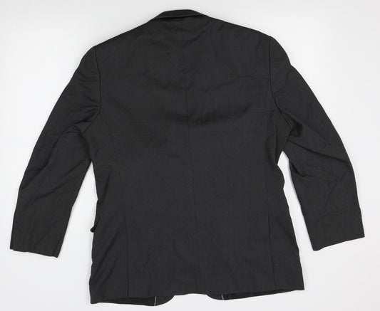 Mens UK Size 40 Burton Regular Grey Suit Jacket