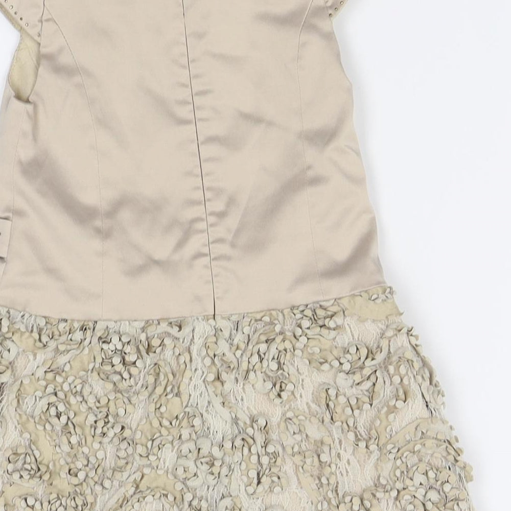 butterscotch Girls Beige A-Line Size 2 Years