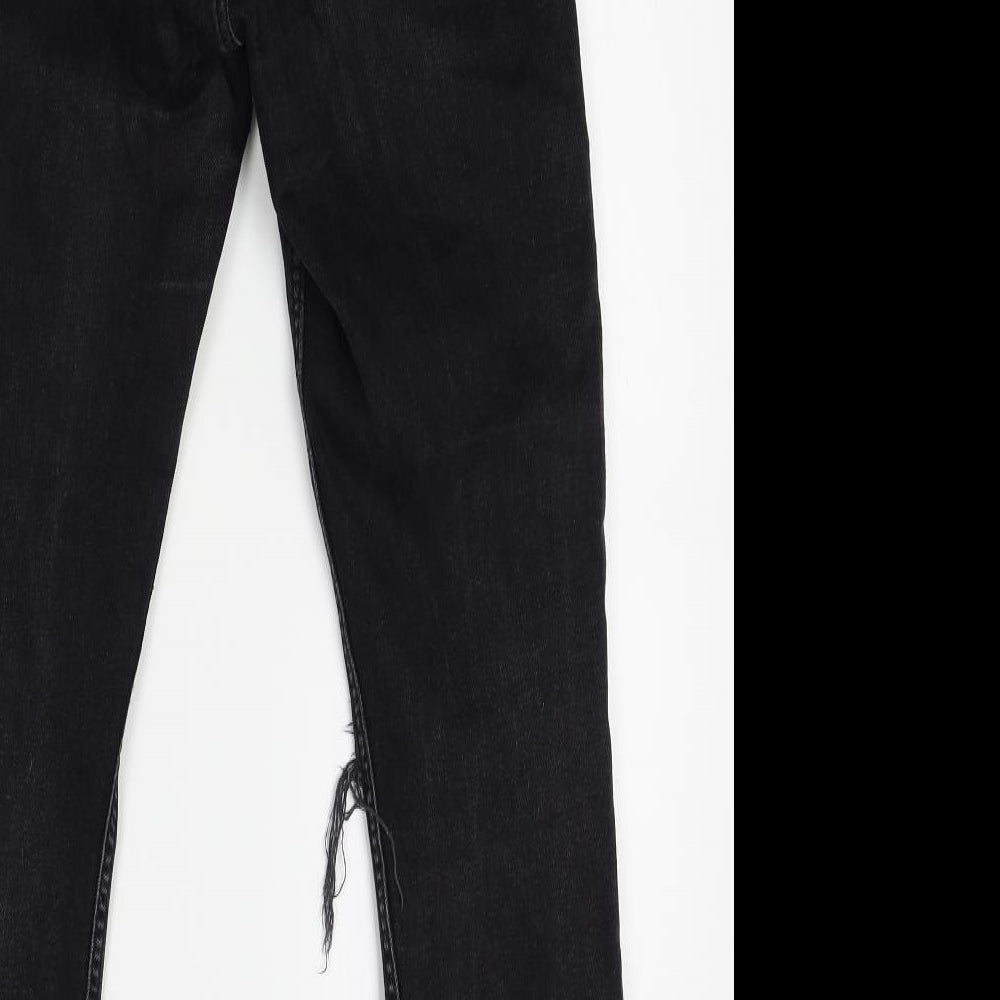 Womens UK Size One Size H&M Regular Fit Skinny Black Jeans