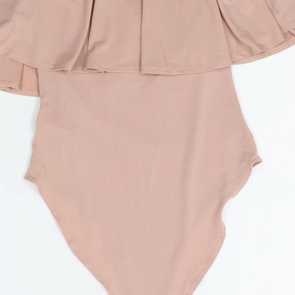 New Look Womens Pink Leotard One-Piece Size 10