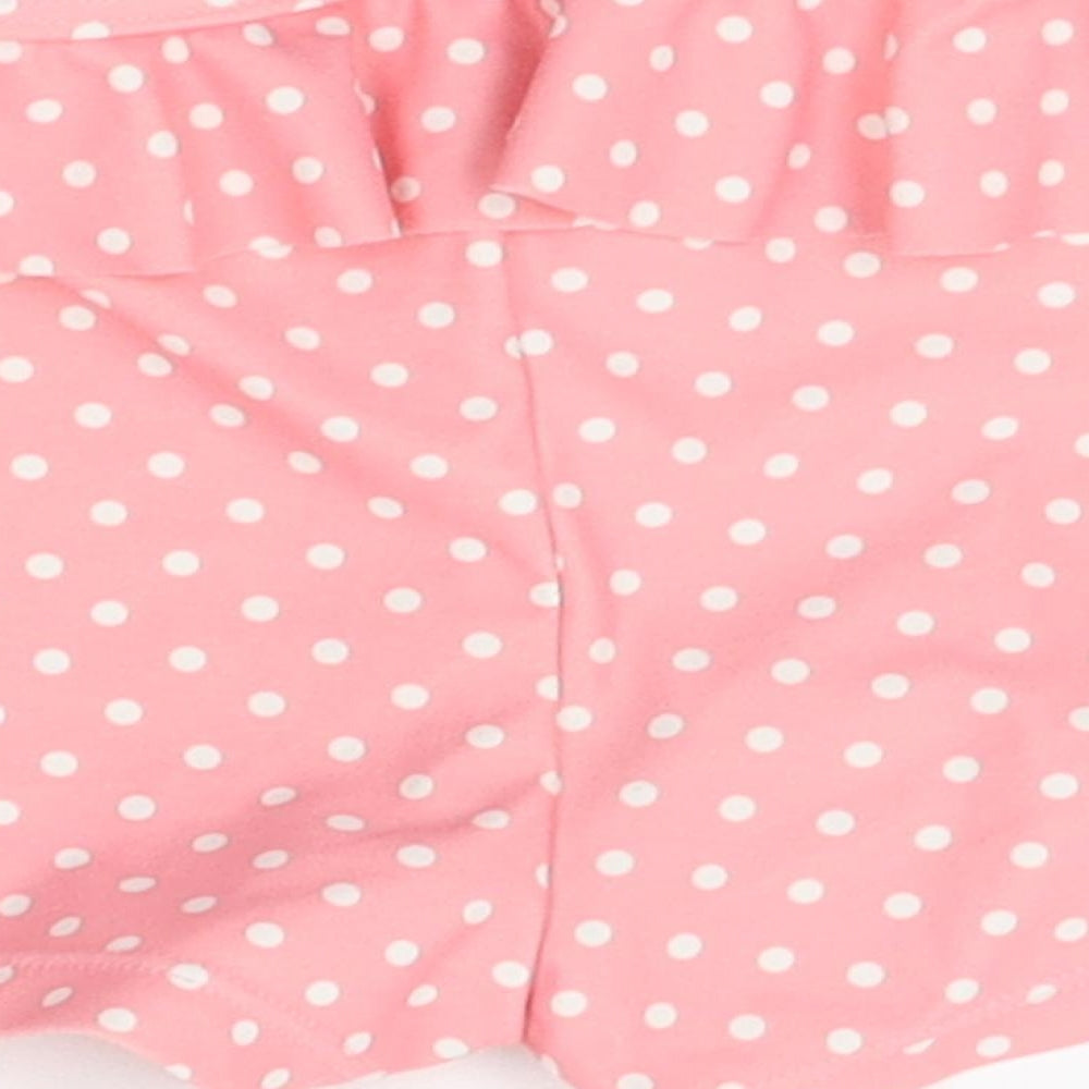 Mothercare Girls Pink Polka Dot Pyjama Pants Size 9-12 Months - night shorts