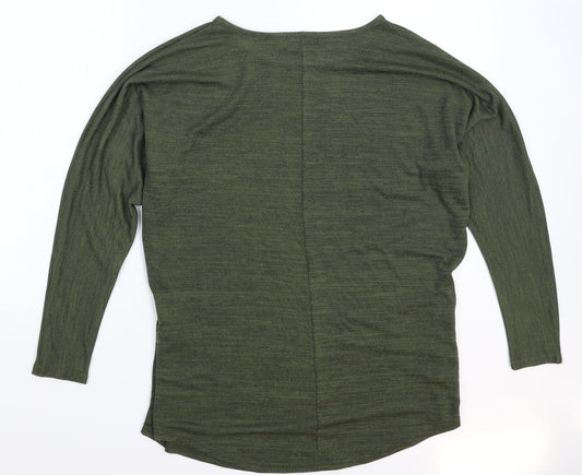 Womens UK Size S New Look Green Pullover Jumper