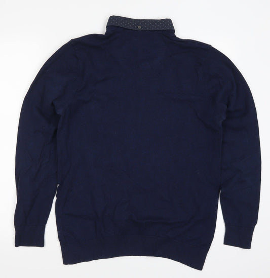 NEXT Mens Blue Pullover Jumper Size M