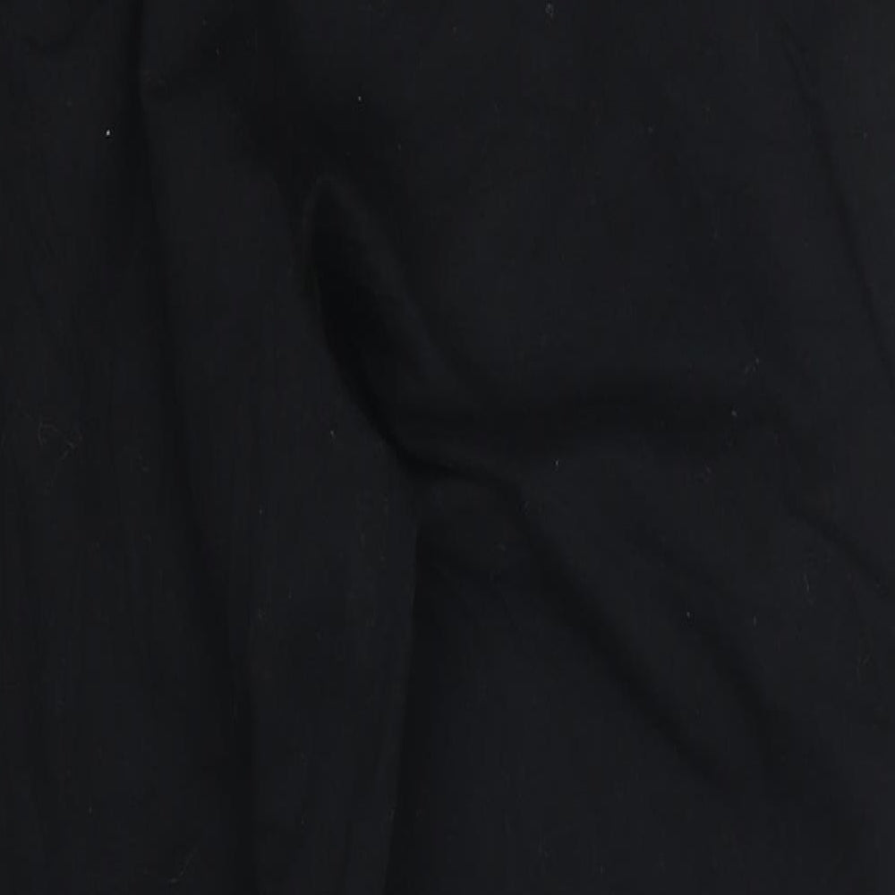Womens UK Size 30 in Preworn Regular Fit Sweatpants Black Trousers