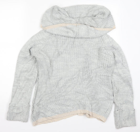 Womens UK Size M Oasis Grey Pullover Jumper