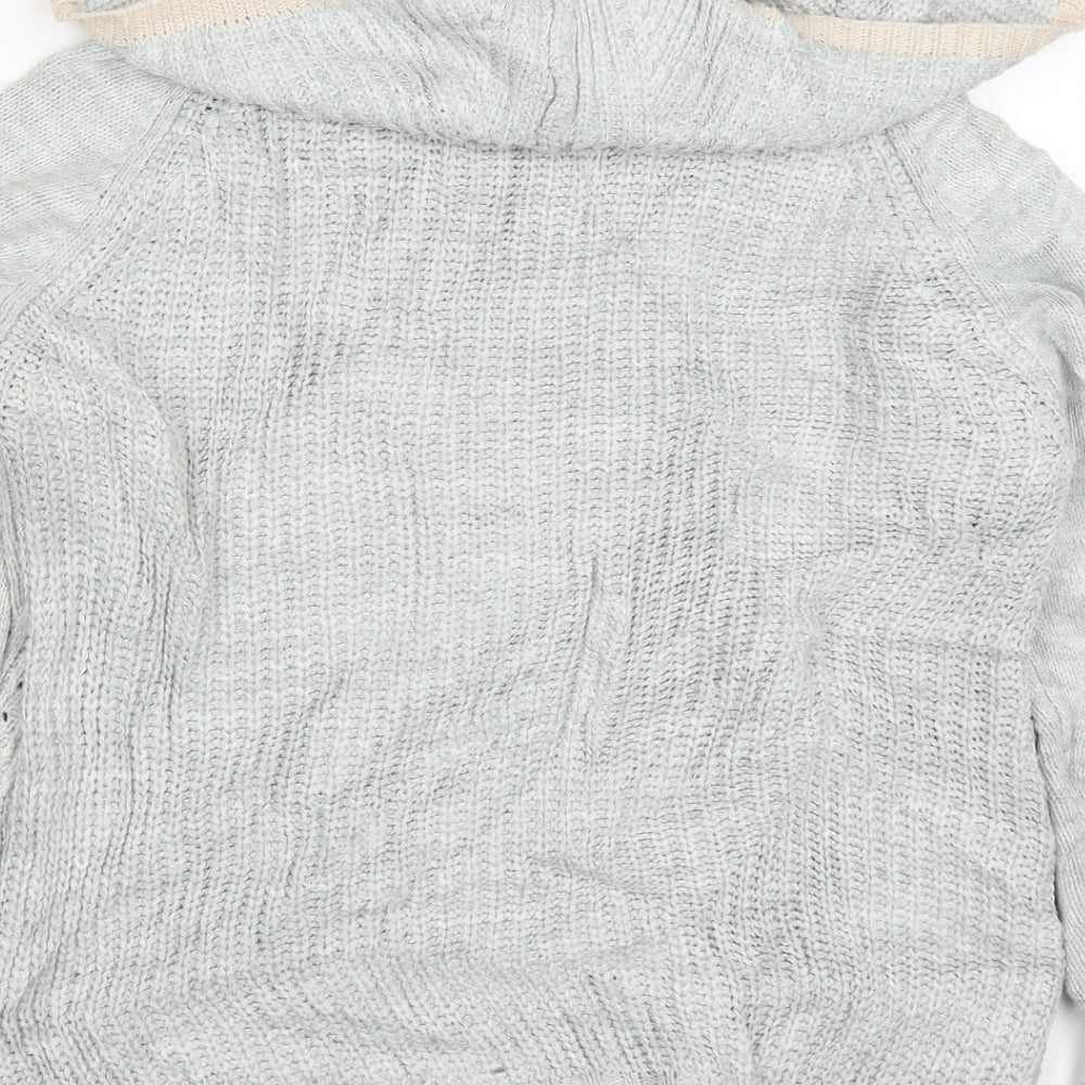 Womens UK Size M Oasis Grey Pullover Jumper