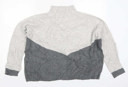 Womens UK Size M Marks and Spencer Grey Pullover Jumper