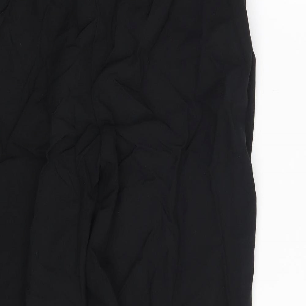 Womens UK Size 10 ASOS Slim Fit Black Trousers