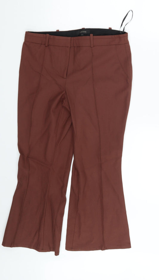 River Island Womens Brown Cut-Off Shorts Size 8
