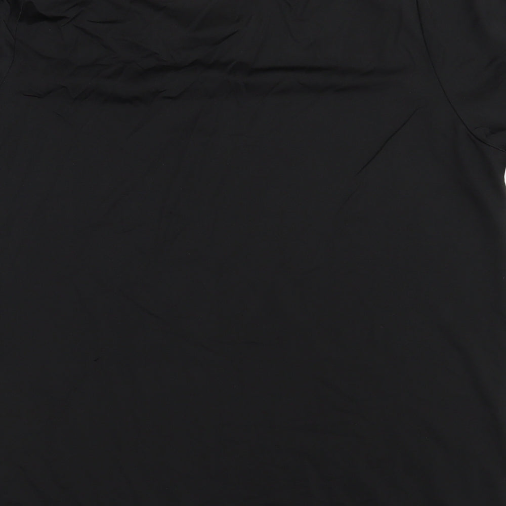 Womens UK Size L Incorporatewear Black Basic T-Shirt