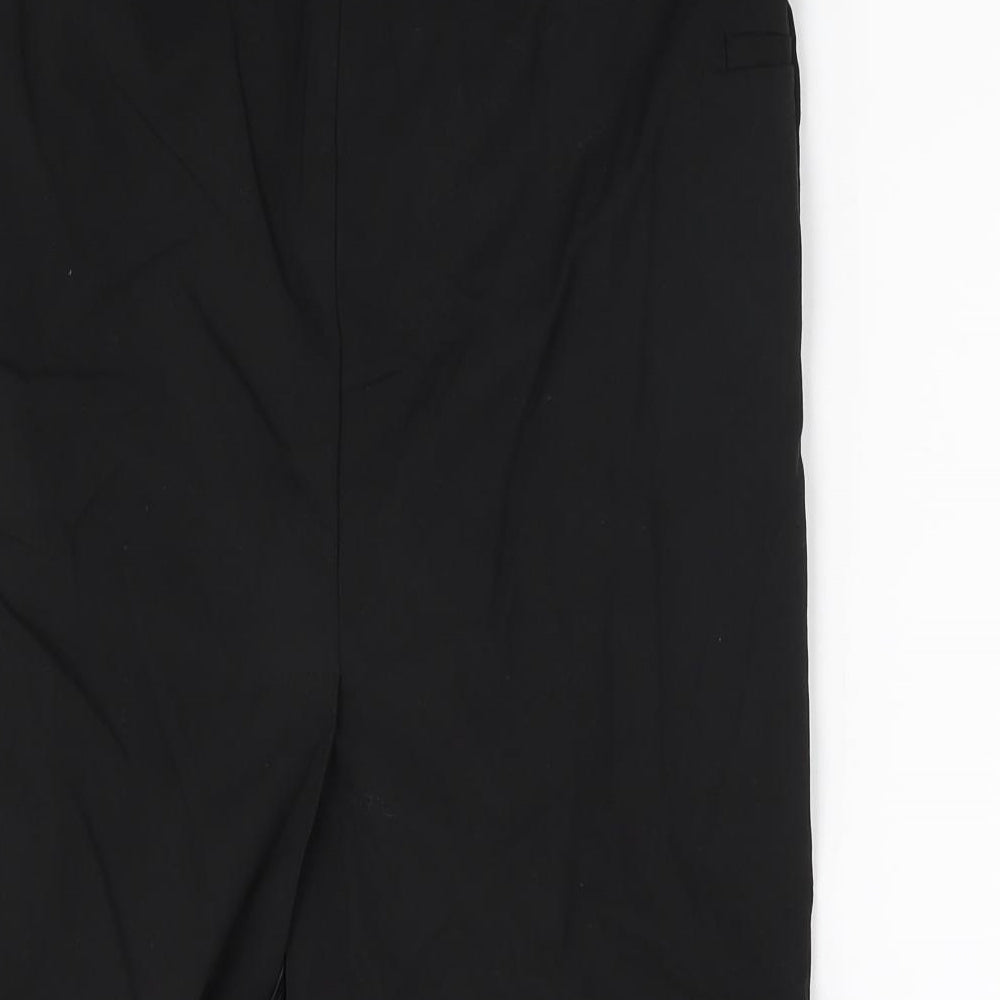 M&S Womens Black A-Line Skirt Size 8