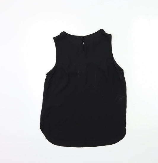 Womens UK Size 10 New Look Black Basic Tank