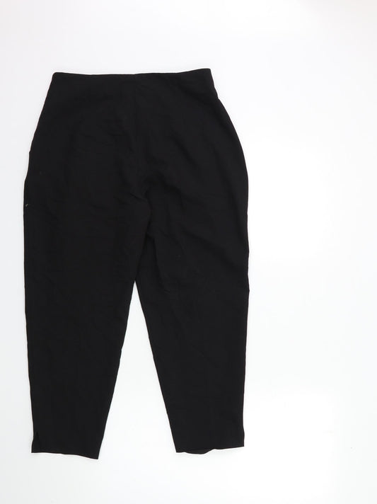 ASOS Womens Black Trousers Size 12 L25 in