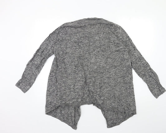 Womens UK Size 10 New Look Grey Cardigan Jumper