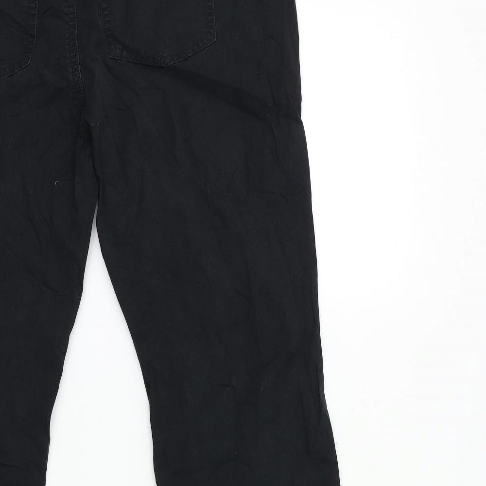 Womens UK Size 34 in Street One Regular Fit Straight Black Jeans
