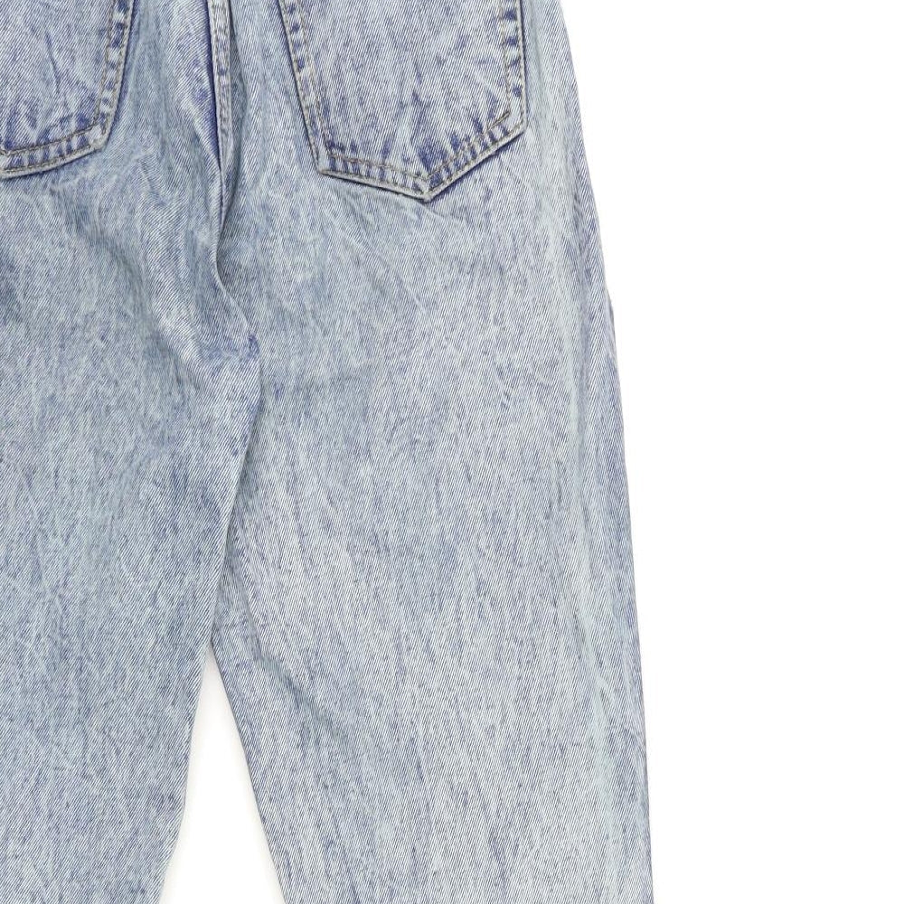 Womens UK Size 26 in Preworn Regular Fit Mom Blue Jeans
