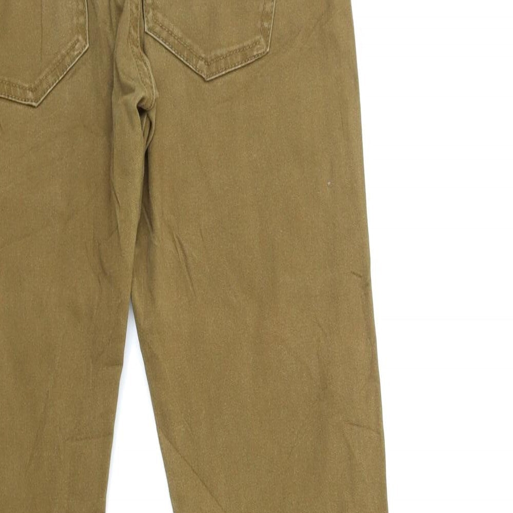 Womens UK Size 28 in Preworn Regular Fit Skinny Brown Jeans