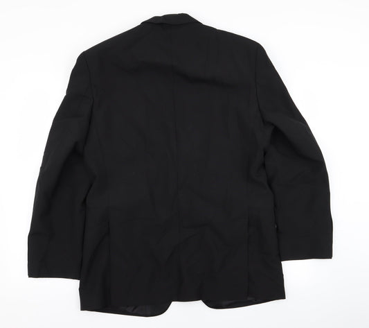 Mens UK Size 40 daniel drescott Regular Black Suit Jacket