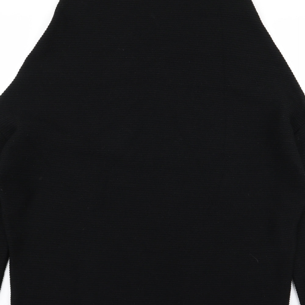 Womens UK Size M In the Style Black Pullover Jumper