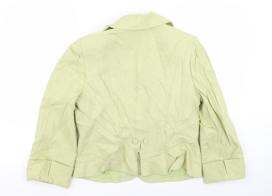 F&F Womens Green   Jacket Blazer Size 14