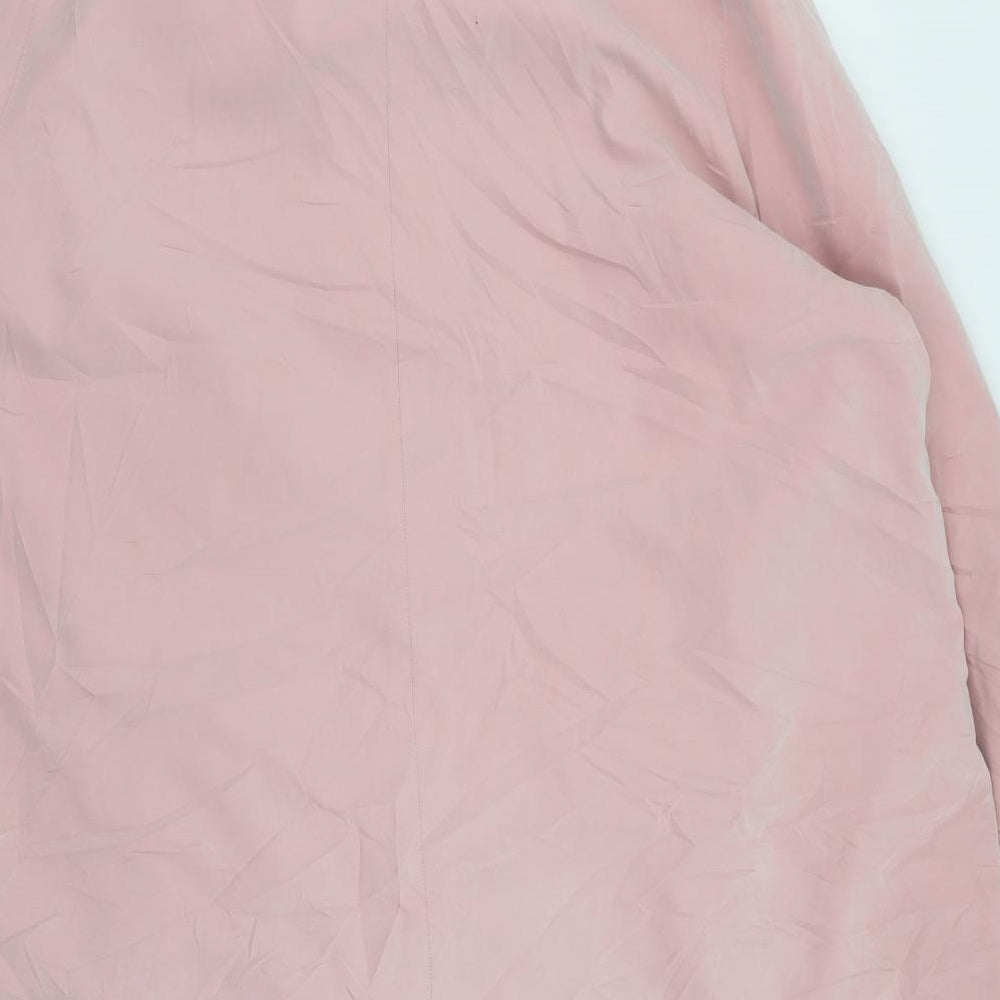 Womens UK Size 3XL Preworn Pink Overcoat