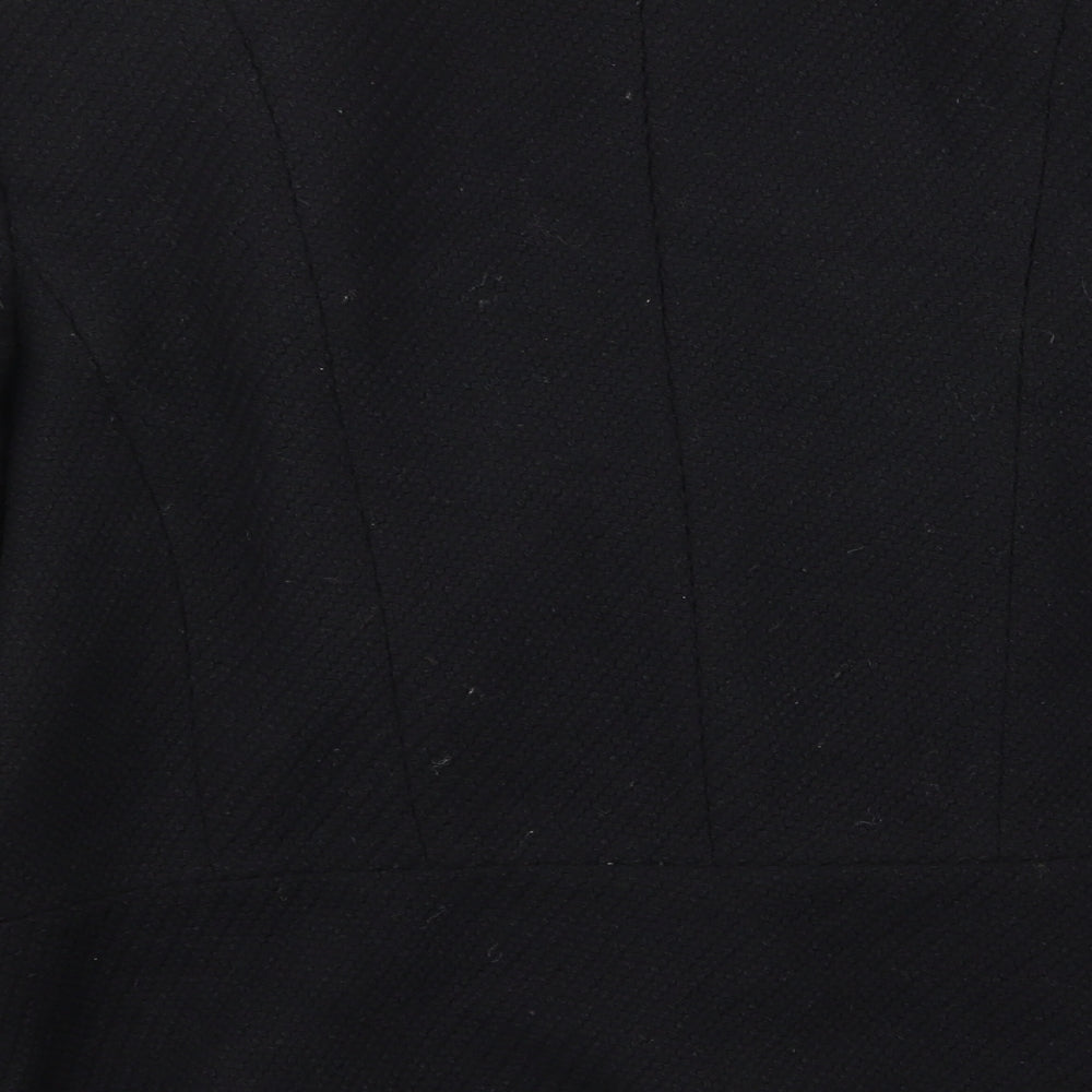 M&S Womens Black Jacket Blazer Size 16