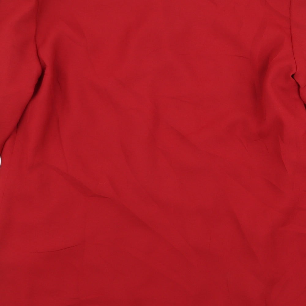 Womens UK Size 12 Preworn Regular Red Blazer