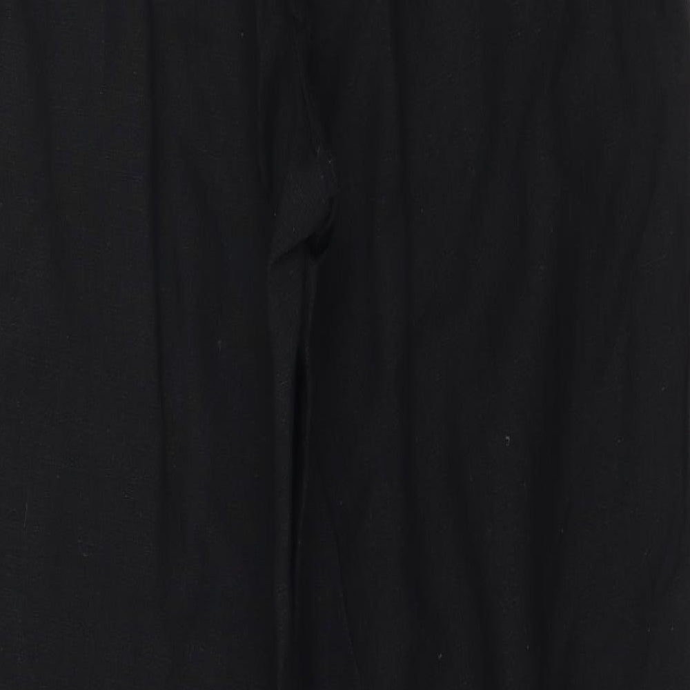 CC Womens Black Trousers Size 10 L29 in