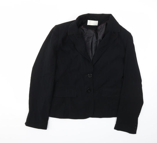 Womens UK Size 16 AMARANTO Regular Black Blazer