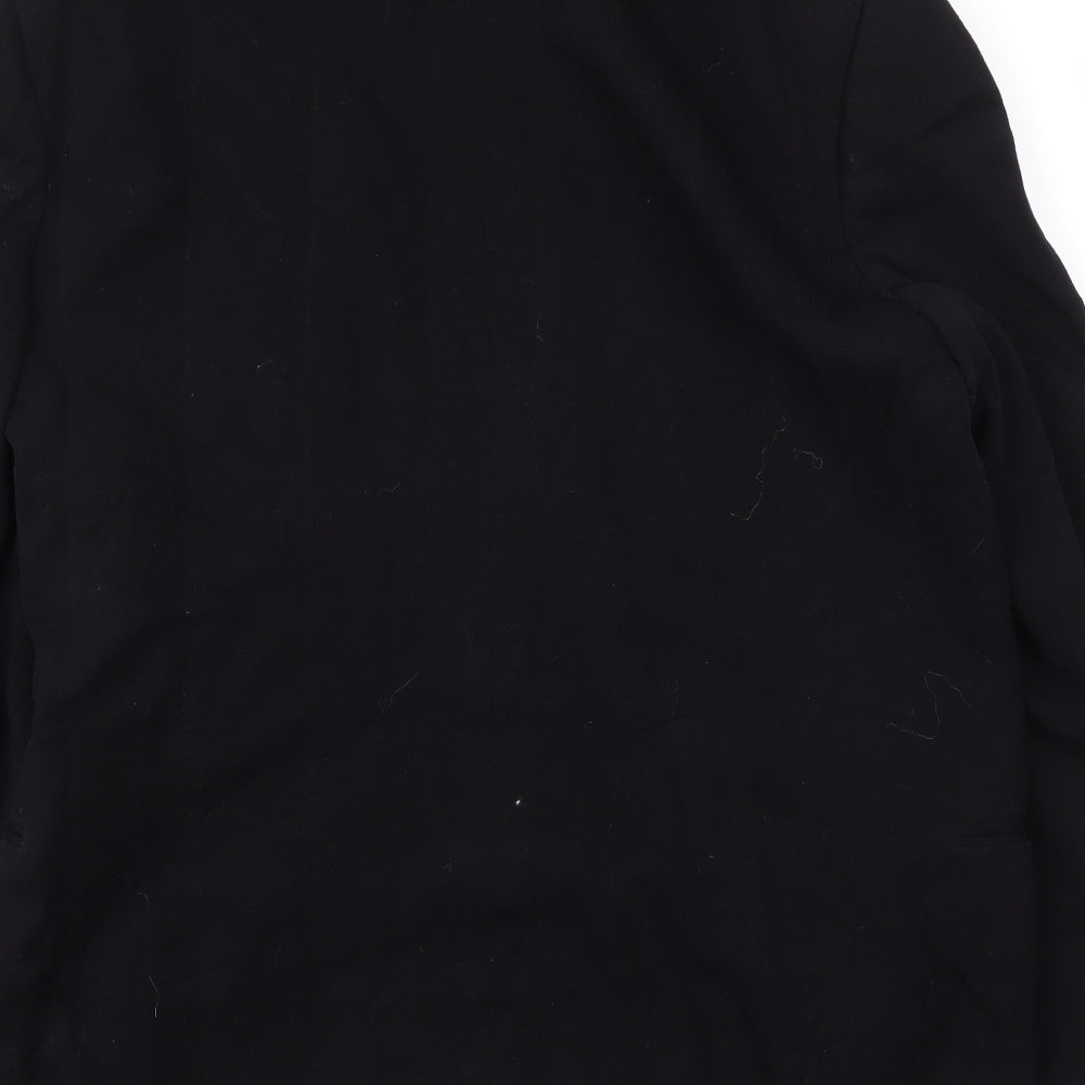 Mens UK Size 42 Preworn Regular Black Suit Jacket