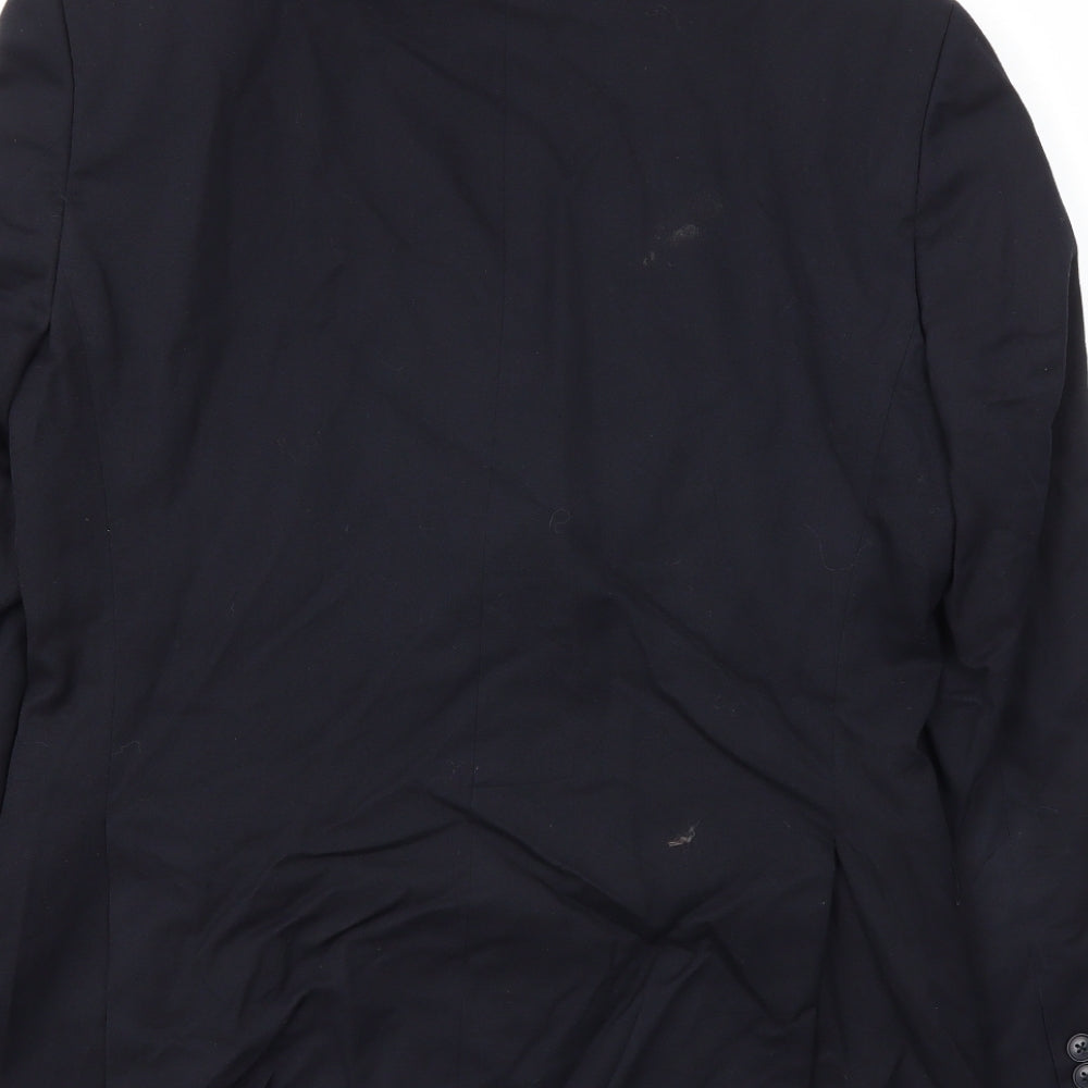 Mens UK Size 38 M&S Regular Blue Suit Jacket