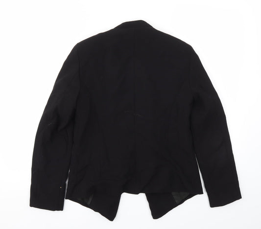 Topshop Womens Black Jacket Blazer Size 8