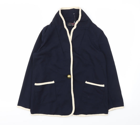 Womens UK Size 10 New Look Regular Blue Blazer