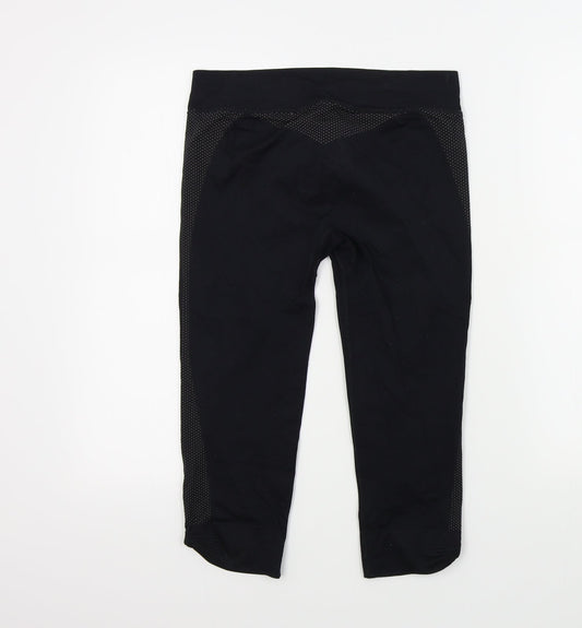 TU Womens Black Track Pants Leggings Size M L18 in