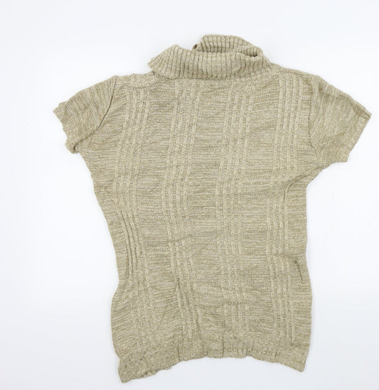 Quiz Womens Beige Pullover Jumper Size S